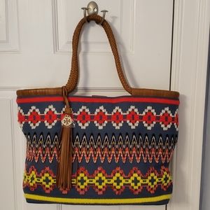 Tory Burch Taylor embroidered tote